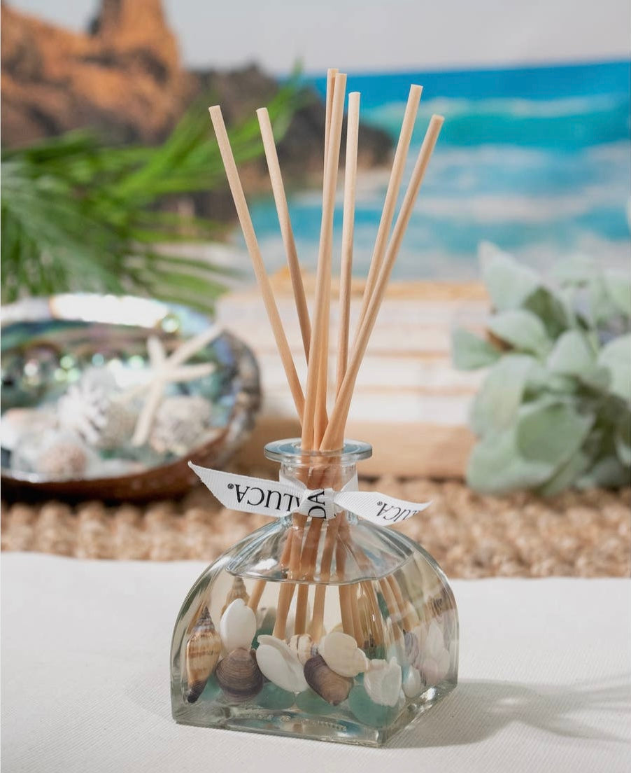 Fresh Ocean & Linen Reed Diffuser in Elegant Wood Box