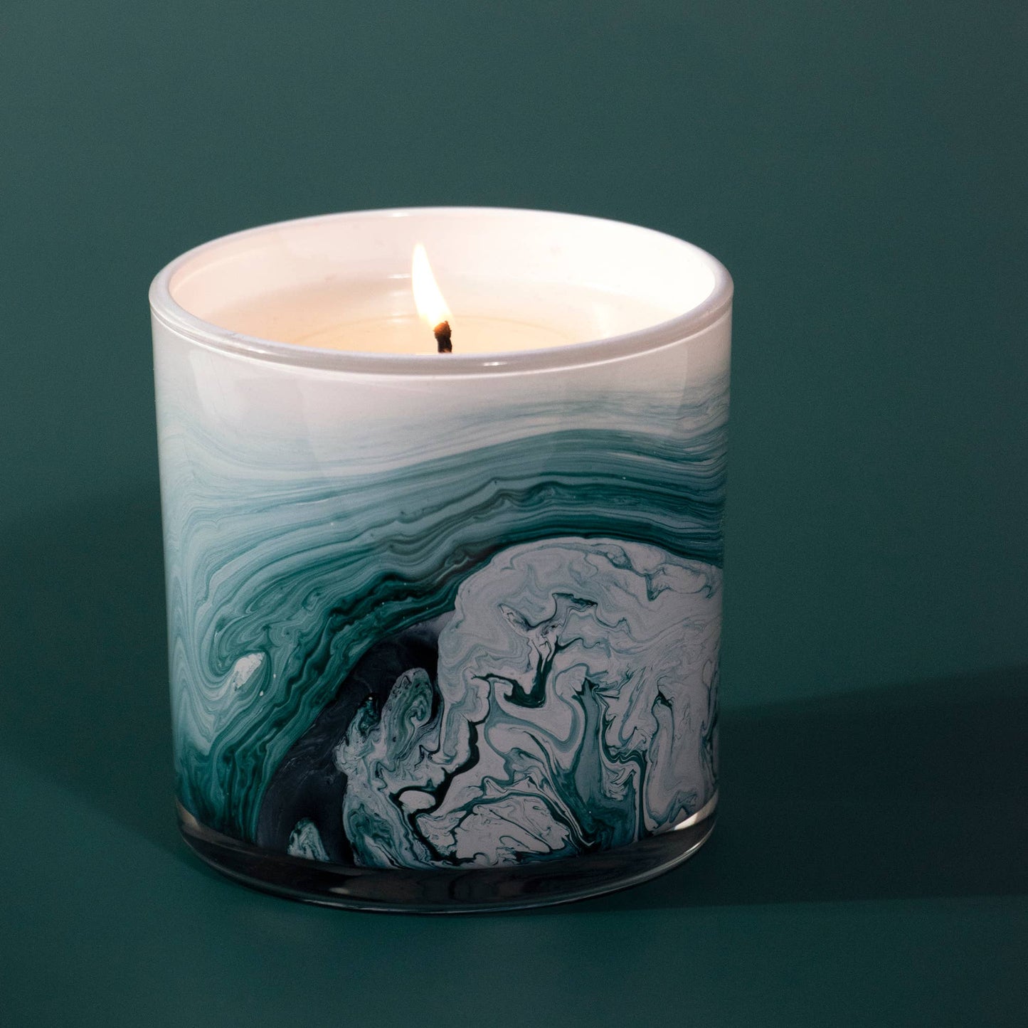 SAMPLE - Orchid & Cedar 14 oz. Swirl Glass Candle