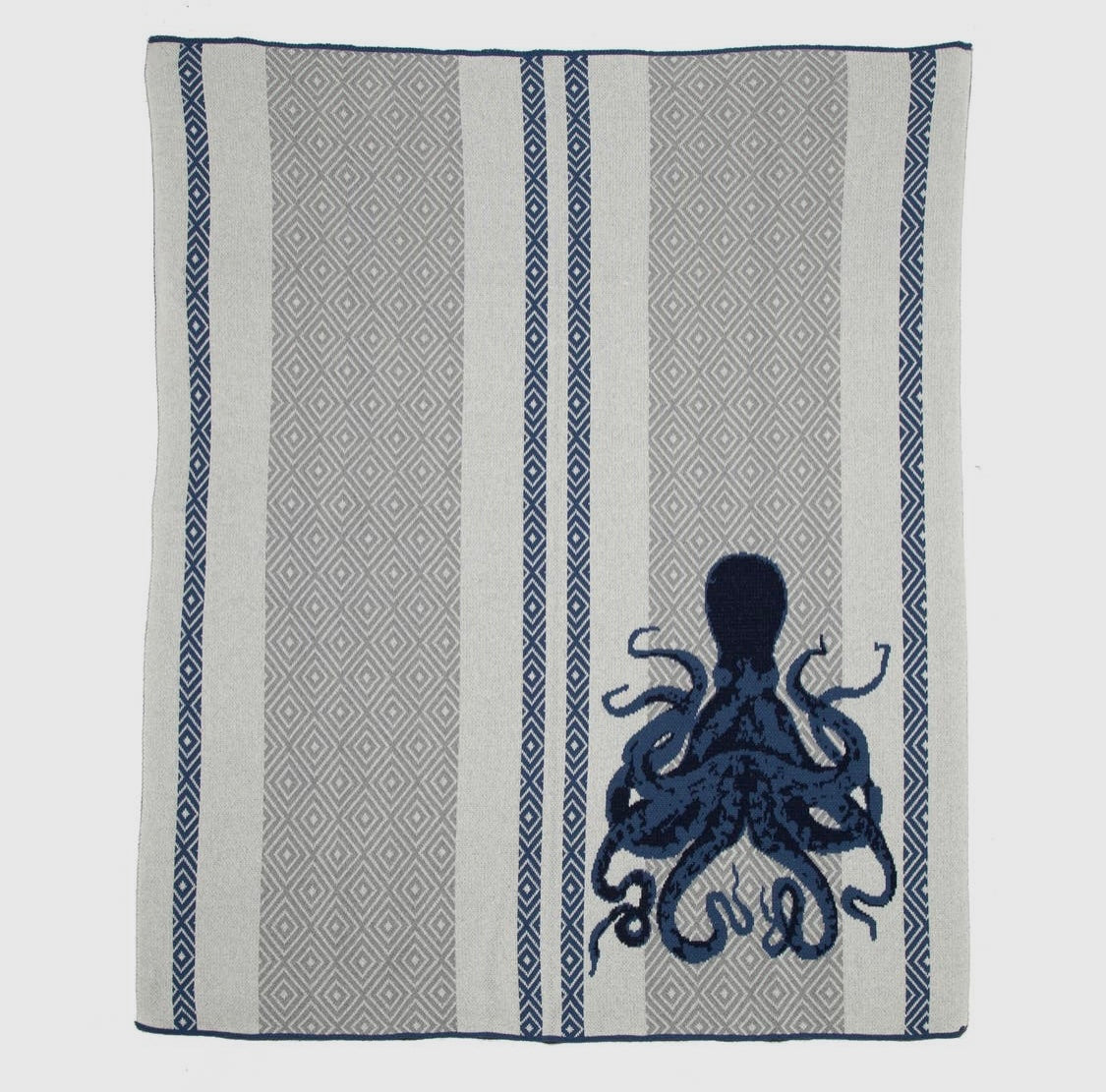 Coastal Octopus Luxe Throw