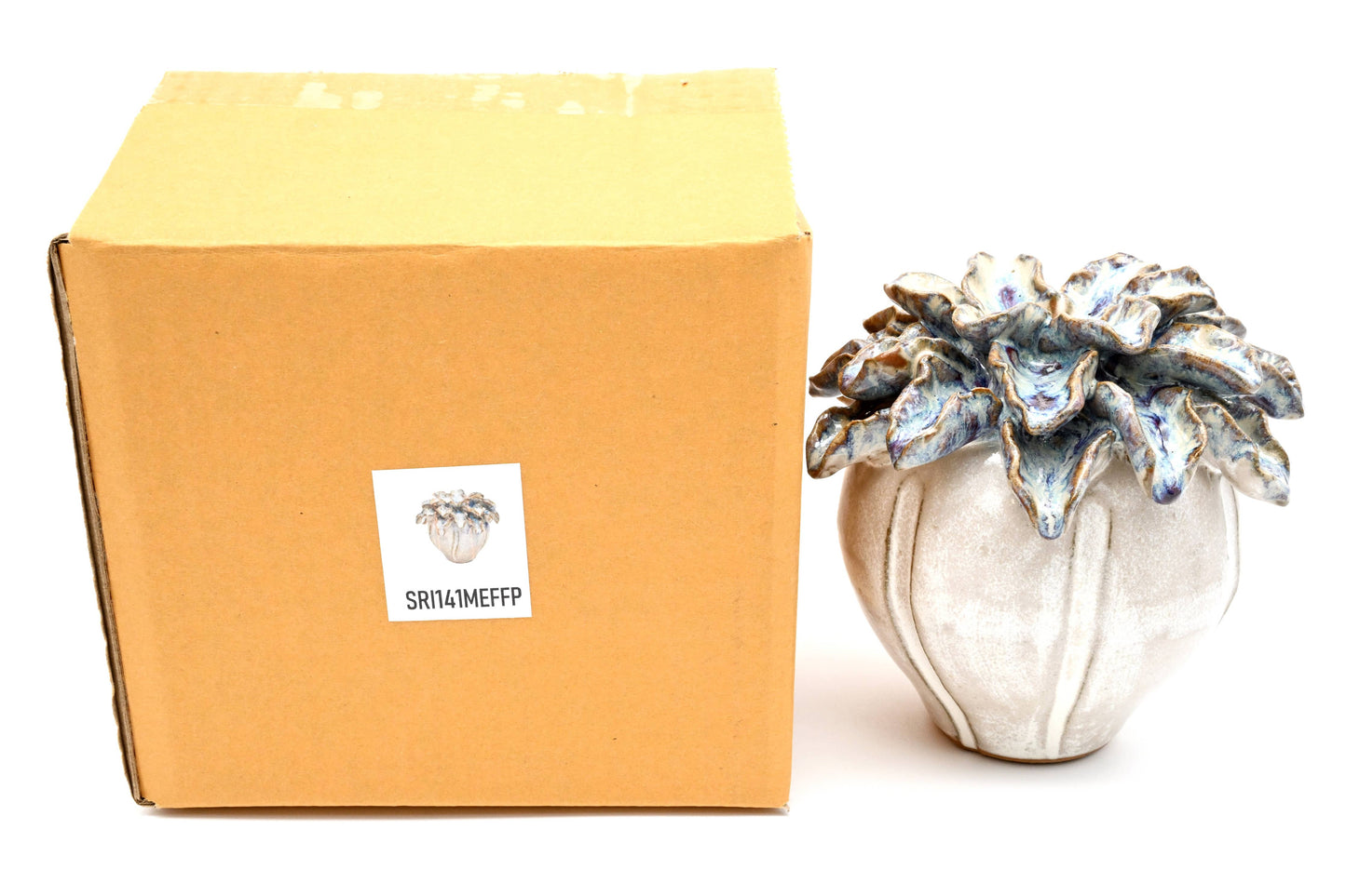 Vase: Coral Pine Bloom Vase
