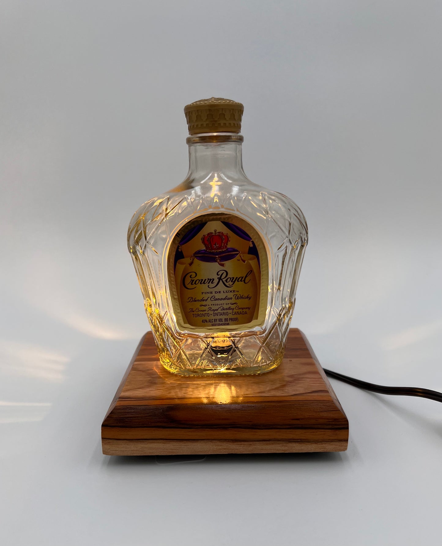 Royal Crown Bourbon Bottle Night Light