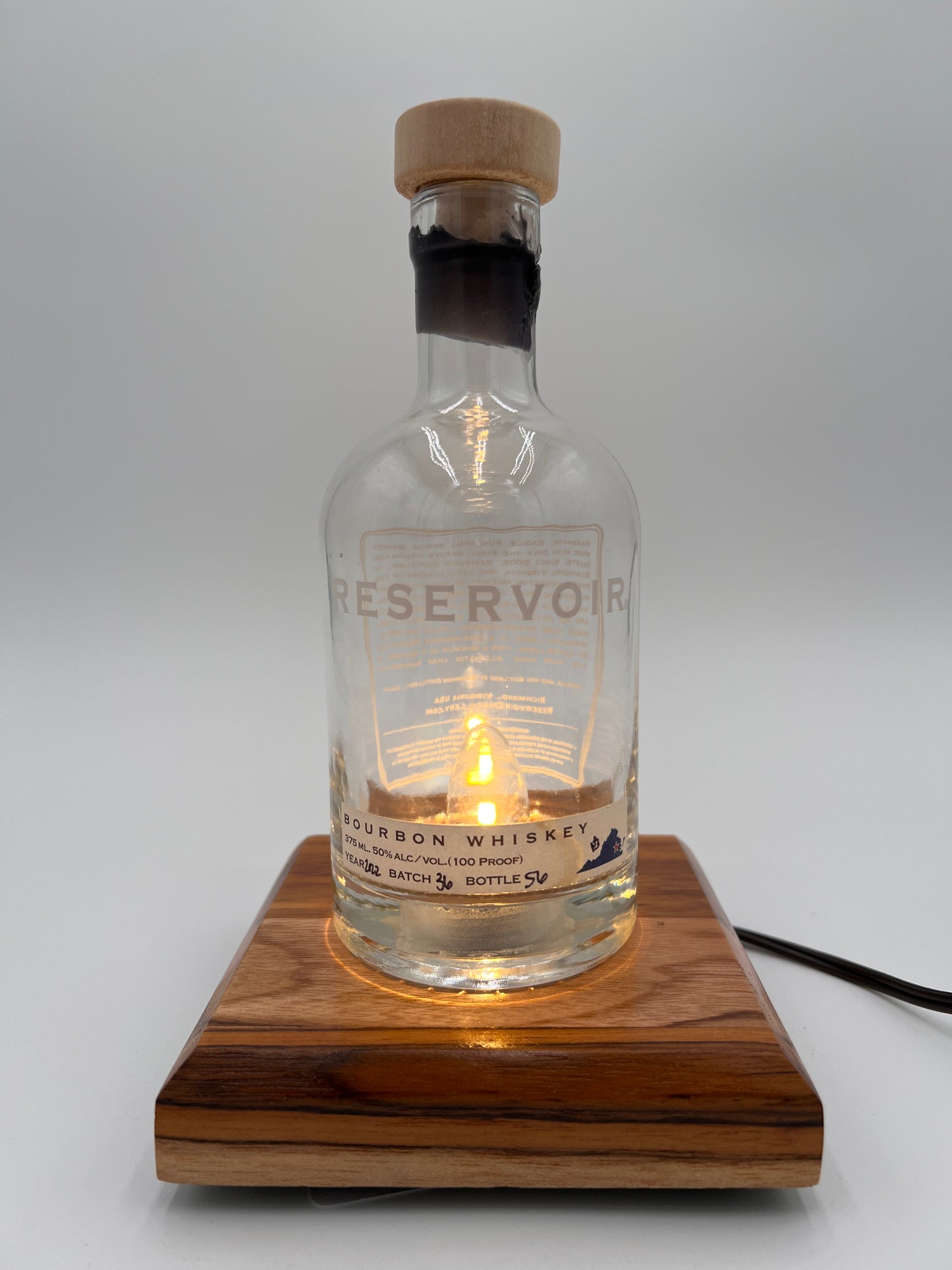 Reservoir Bourbon Bottle Night Light