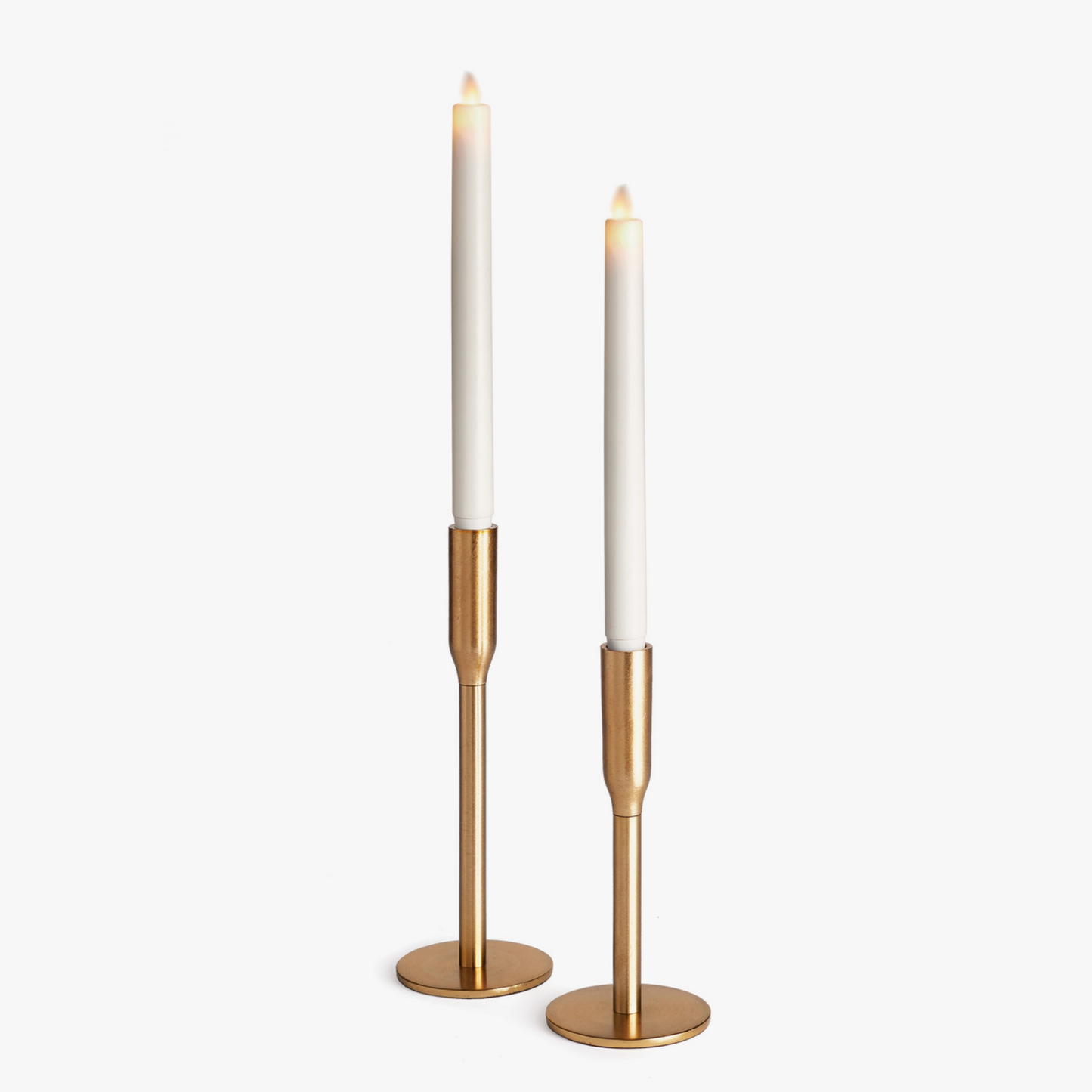 Killian Taper Holders, Set of 2- Gold