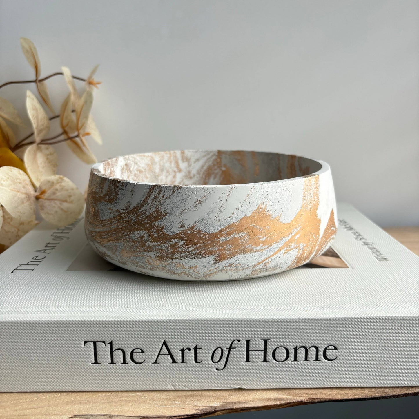 Centerpiece Bowl - Decorative Concrete Bowl