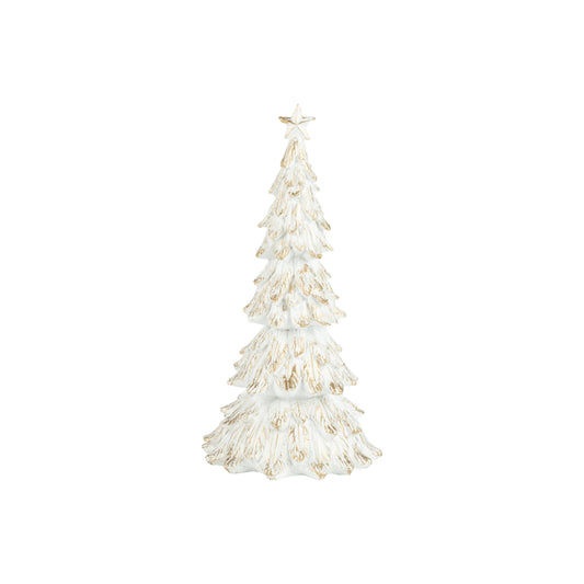 White tabletop fir tree
