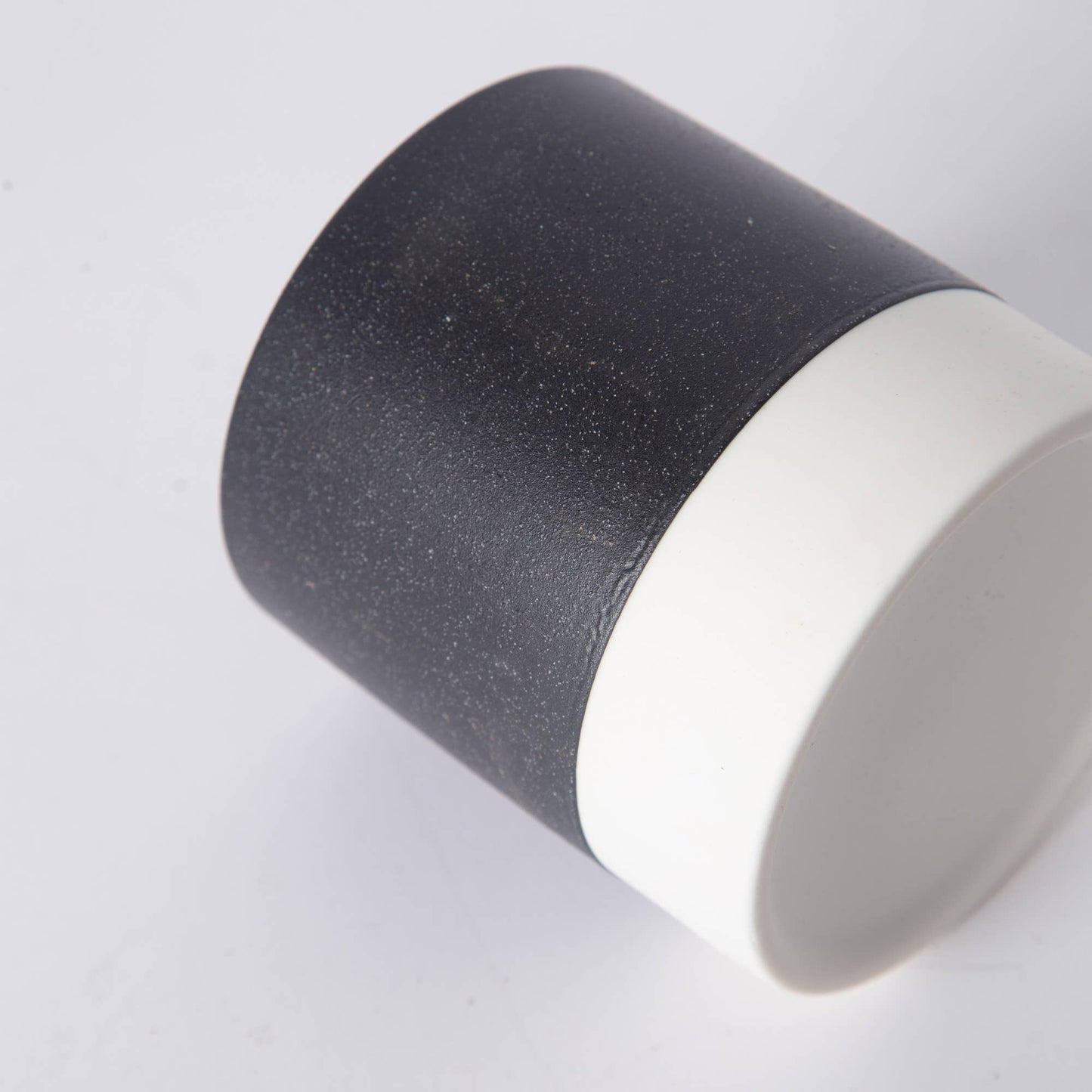 White Ceramic Candle Holder or flowerpot/planter