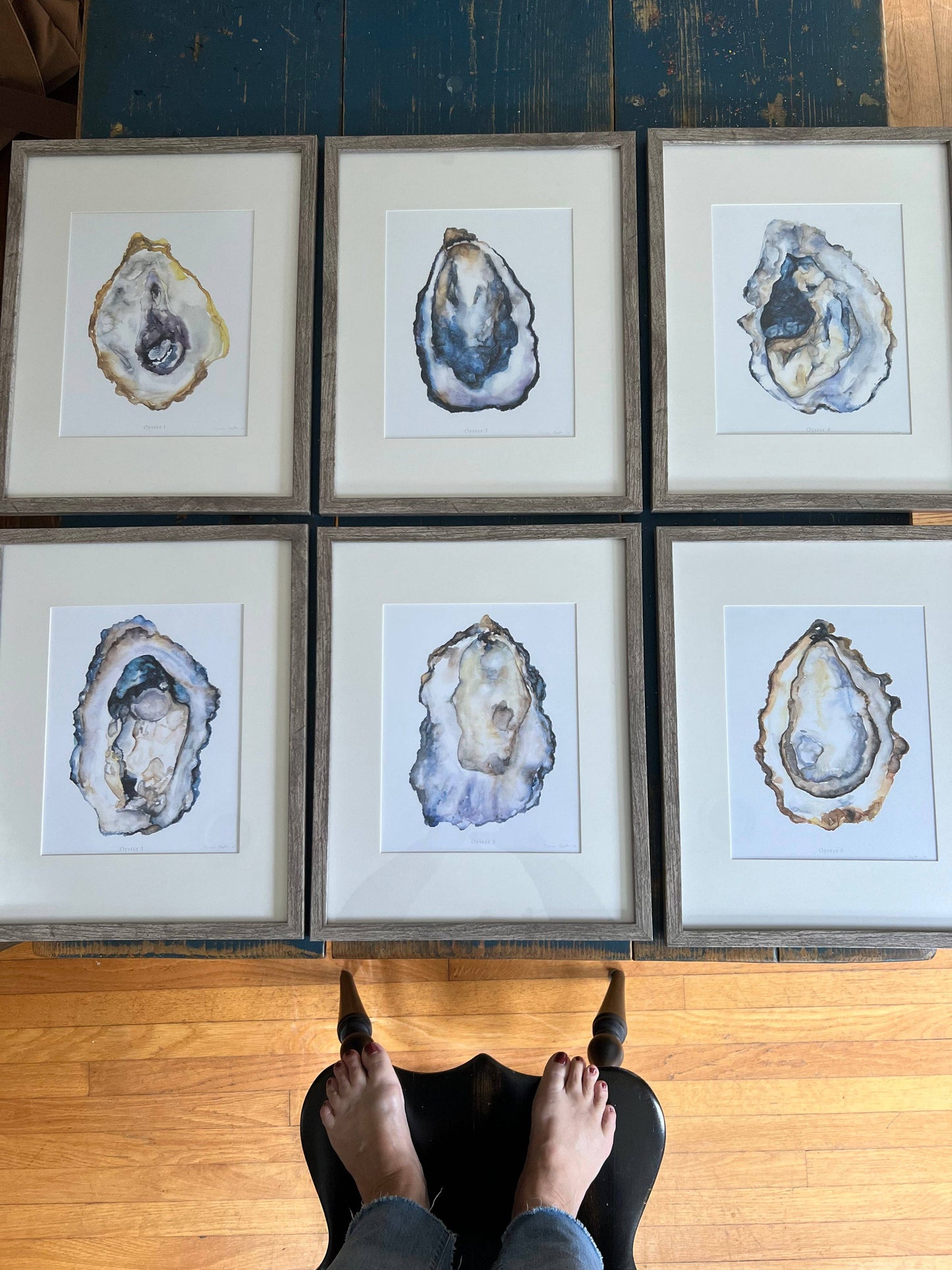 Oyster 4 Watercolor art print