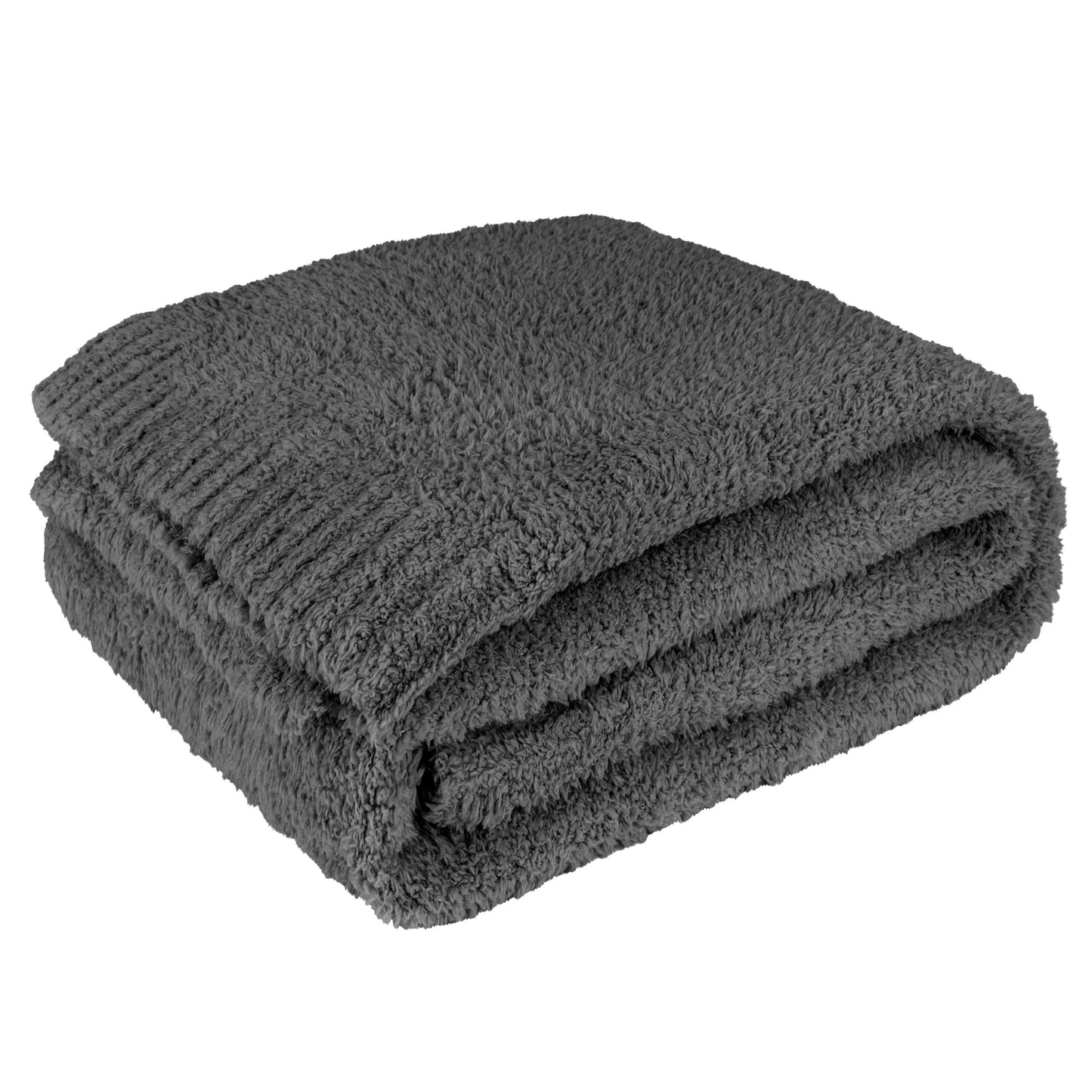Buttery Soft Fluffy Knit Blanket