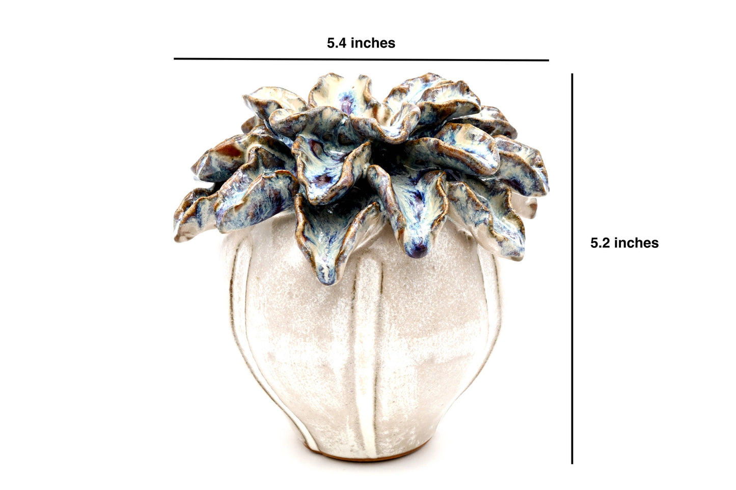 Vase: Coral Pine Bloom Vase