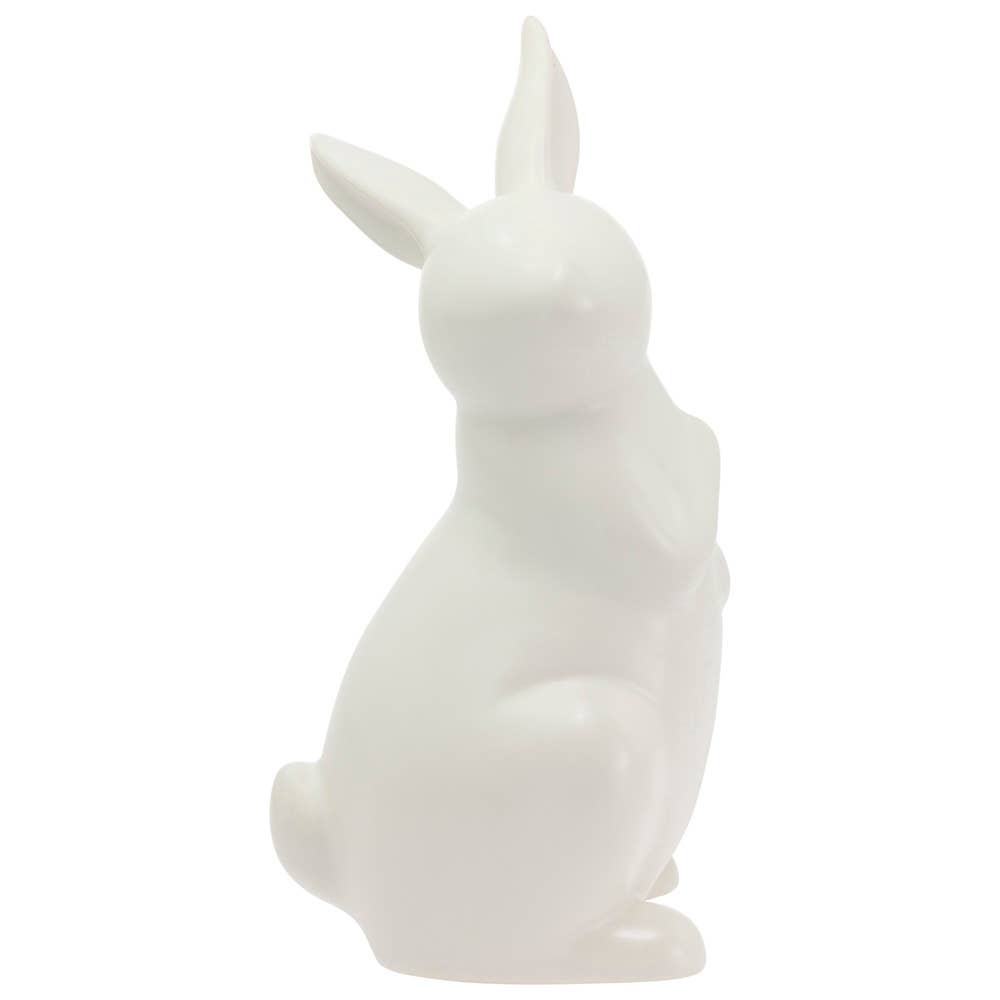 Modern White Ceramic Bunny Lily