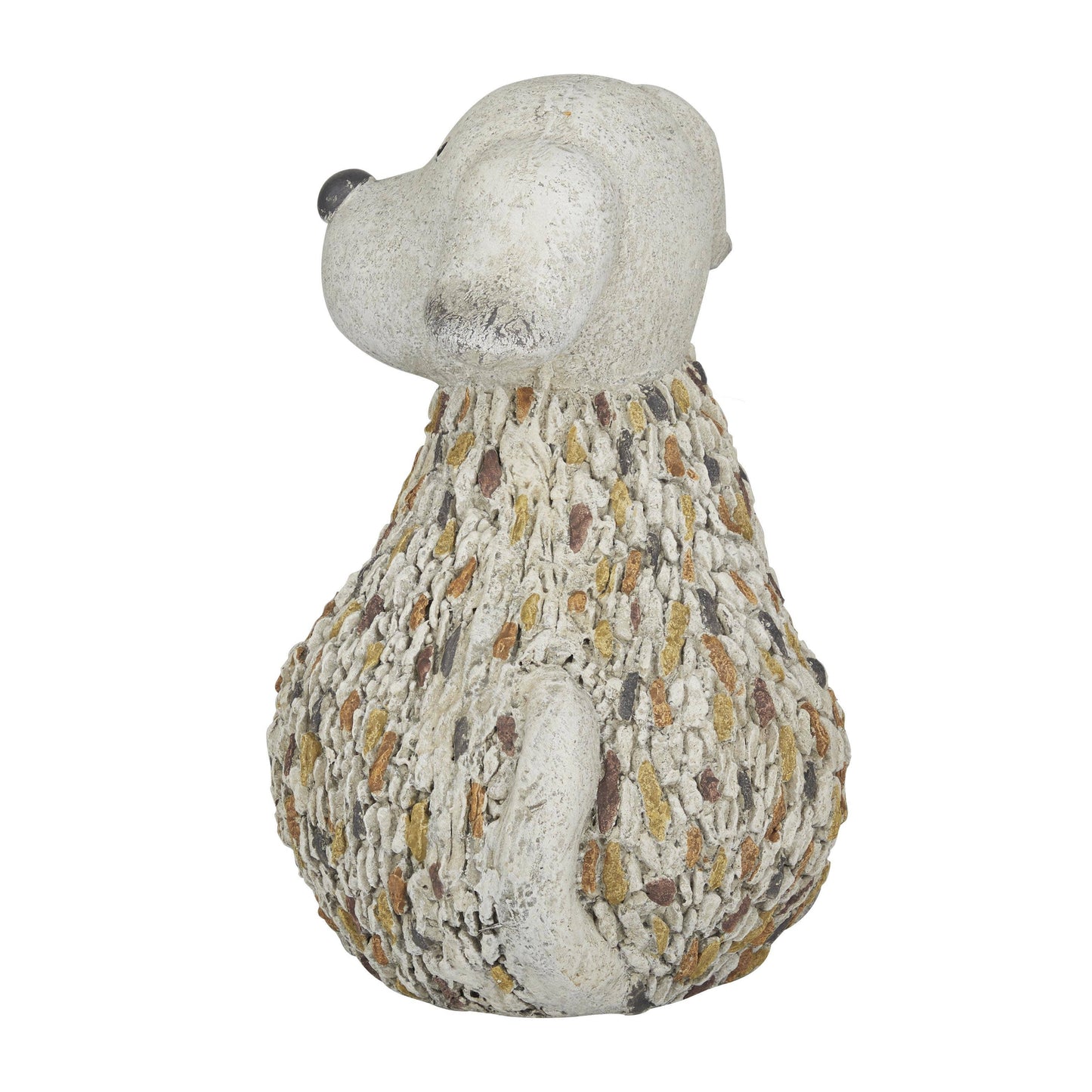 A-66925: POLYSTONE DOG 9"W, 12"H