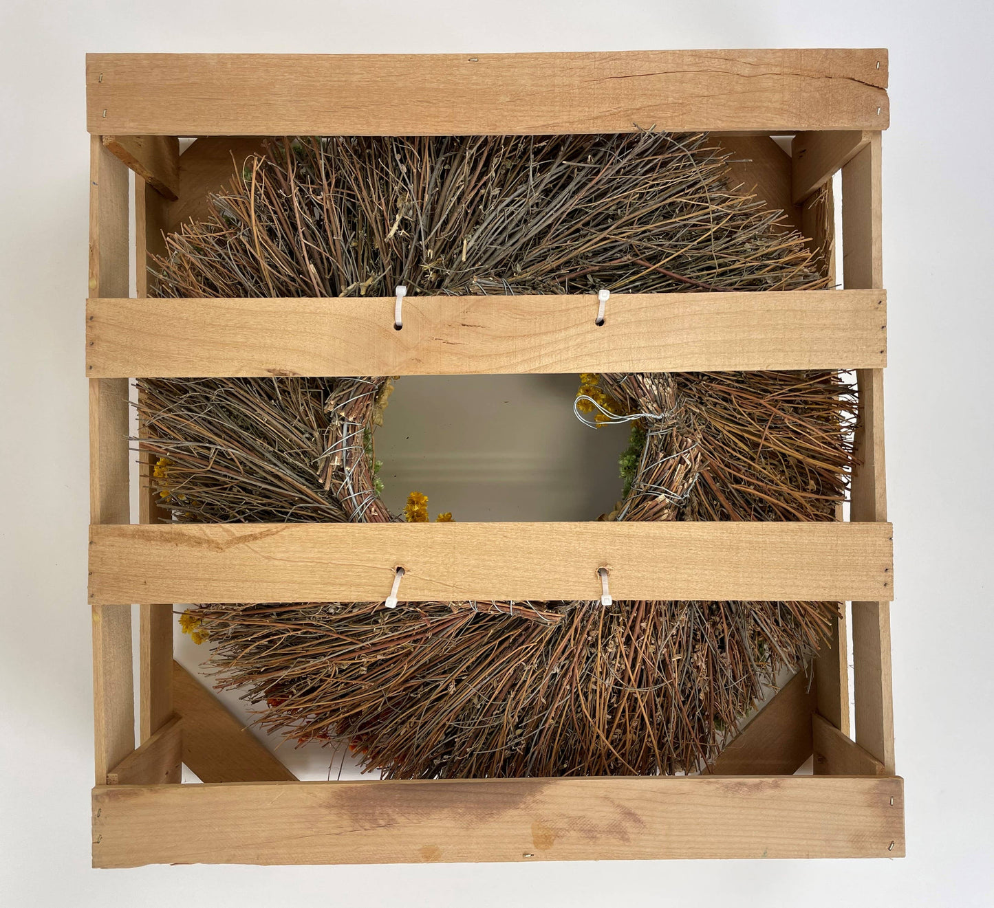 Orange Artichoke Wreath