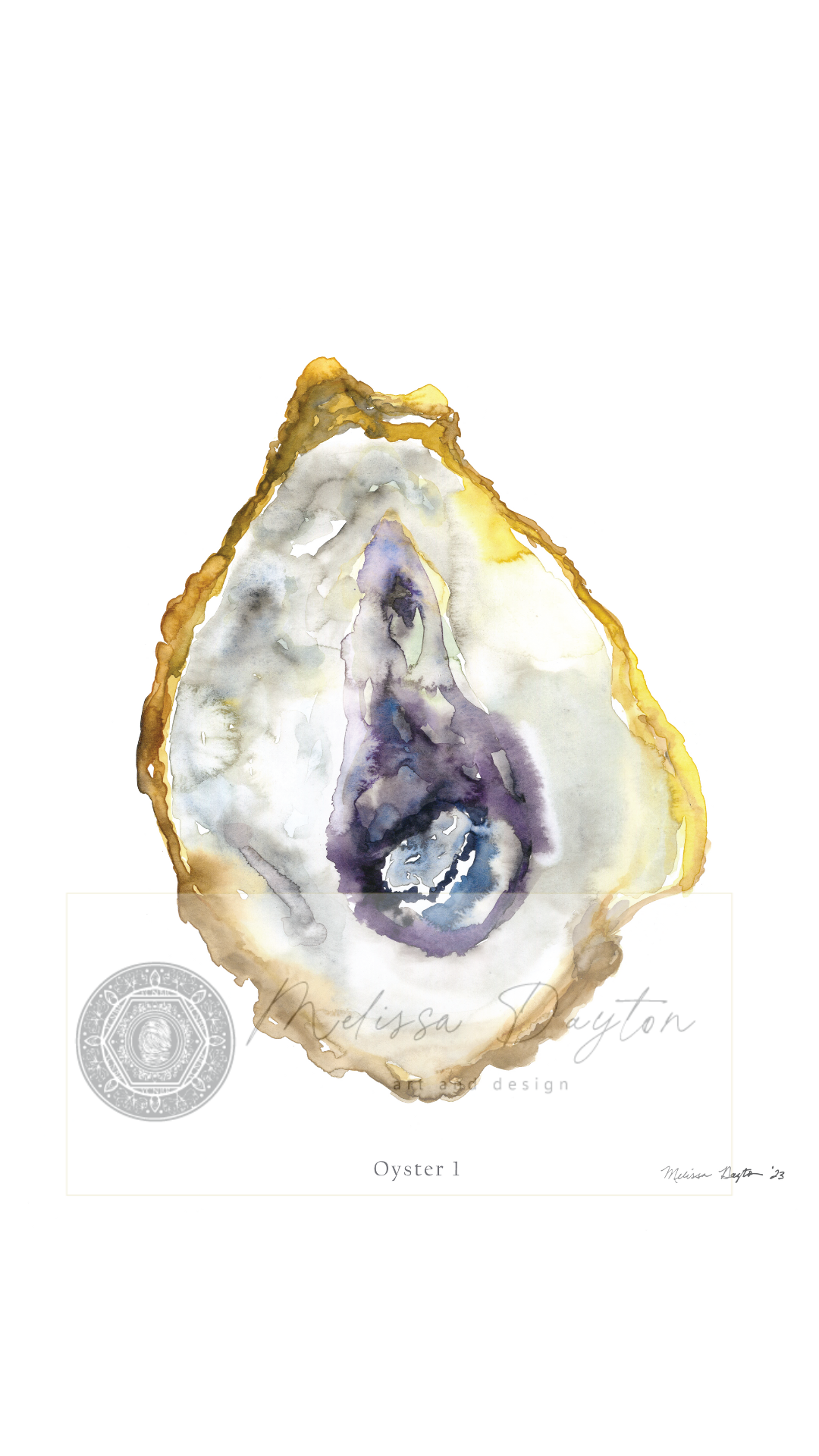 Oyster Fine Art Prints- set 6 (unframed)