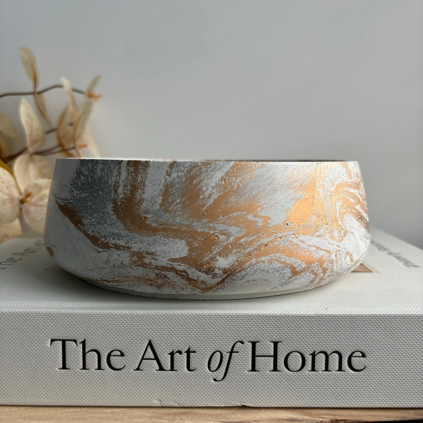 Centerpiece Bowl - Decorative Concrete Bowl