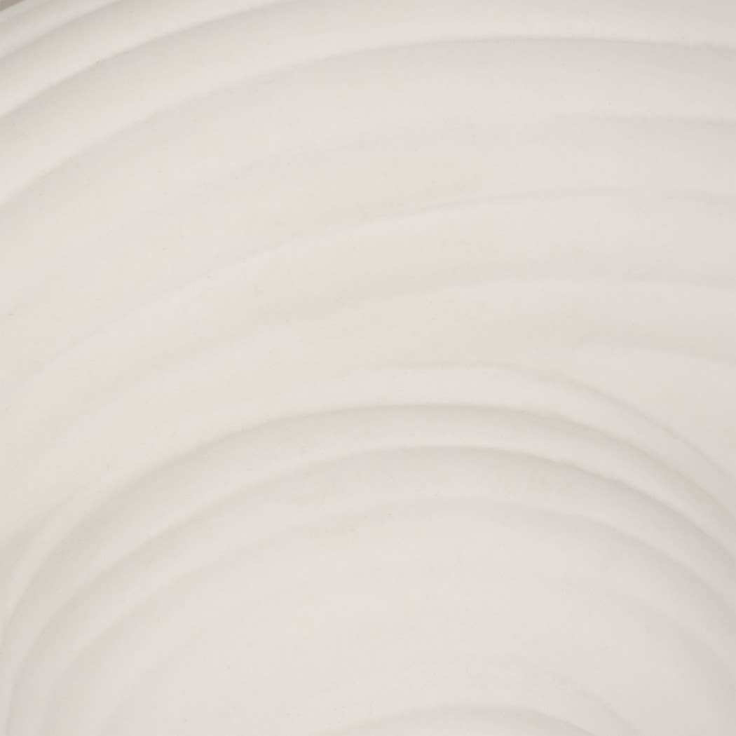 Decorative Figurine- White Ceramic Coastal Conch Shell, 9 in