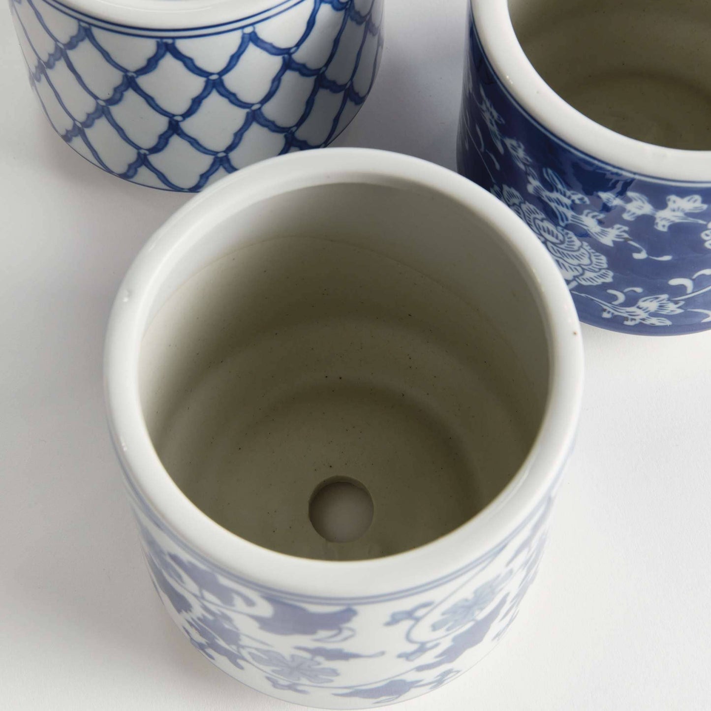 Barclay Butera Dynasty Mini Cylinder Pots - Set of 4