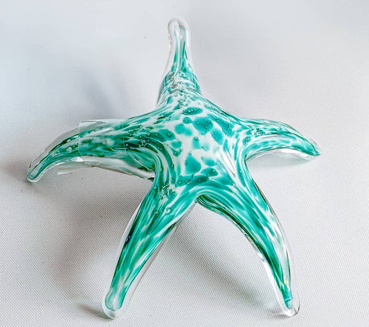 GLASS STARFISH GREEN