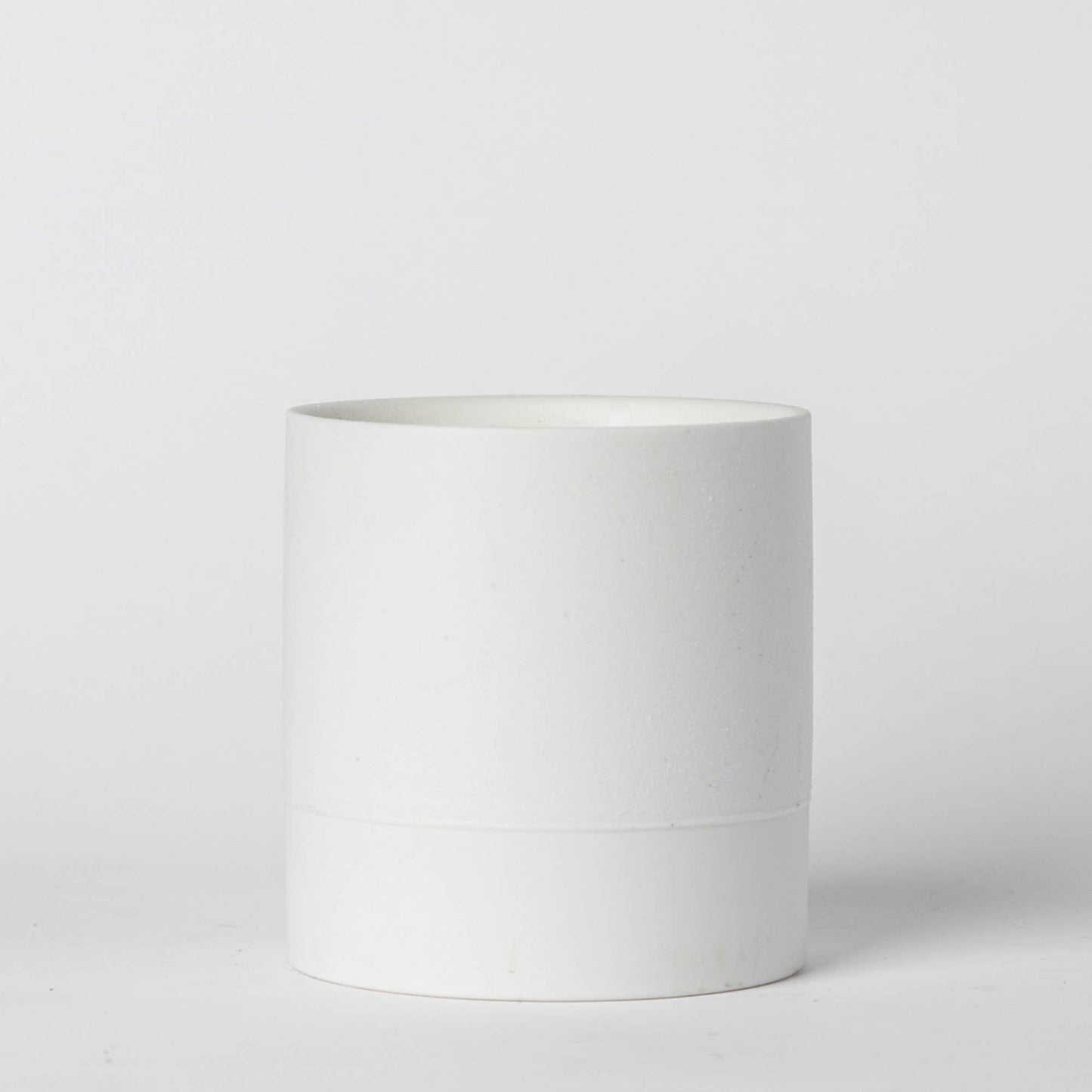White Ceramic Candle Holder or flowerpot/planter