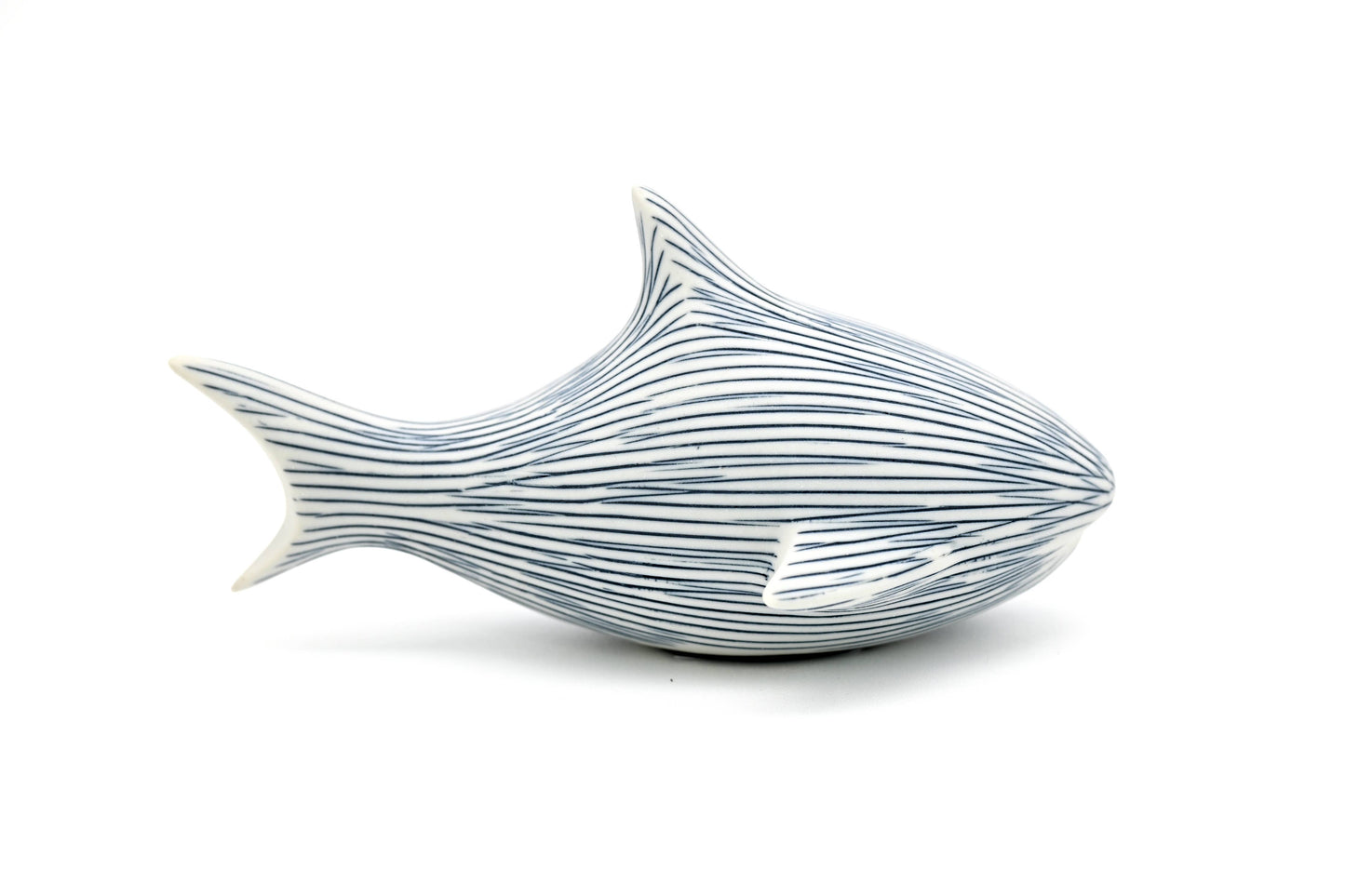 SHARK-Miniature Porcelain Ceramic Sculpture Ornament