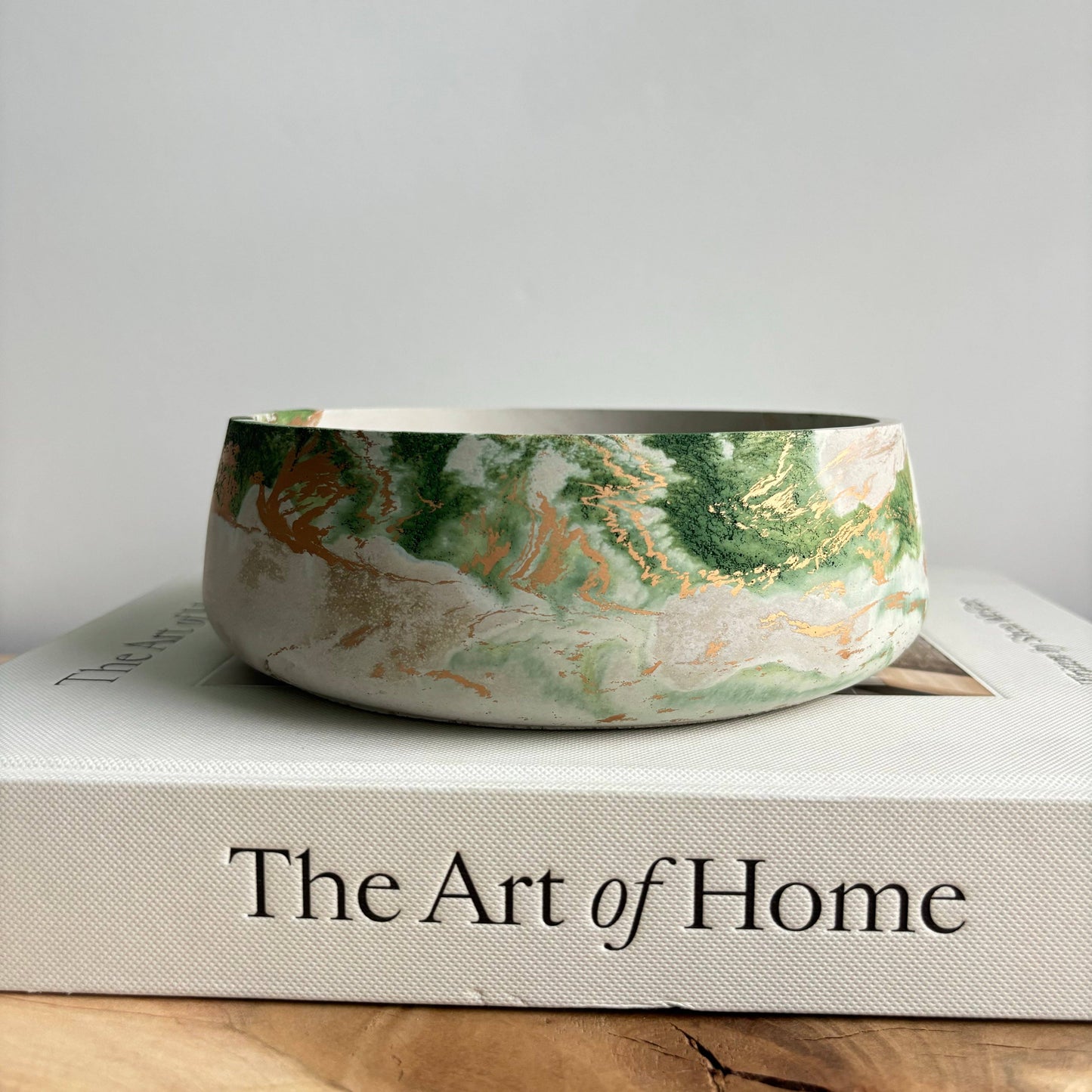 Centerpiece Bowl - Decorative Concrete Bowl