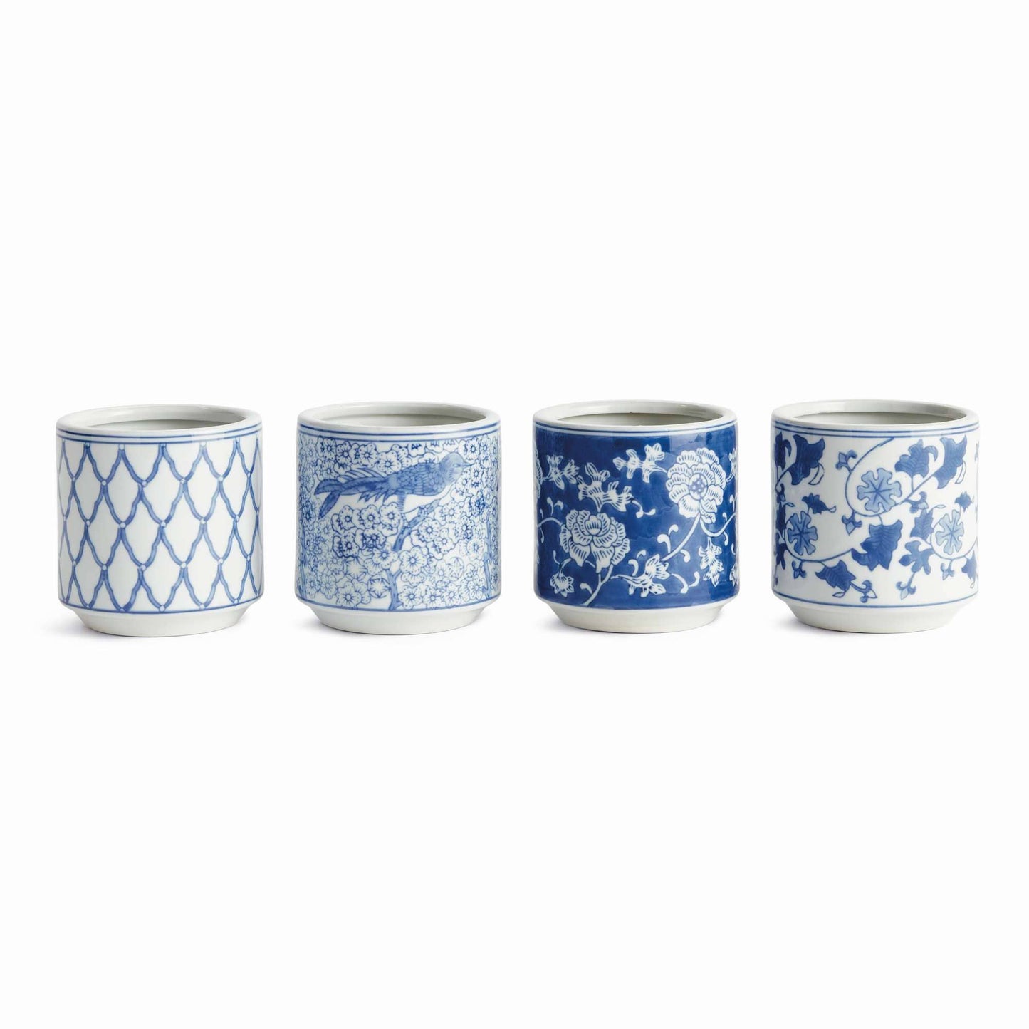 Barclay Butera Dynasty Mini Cylinder Pots - Set of 4