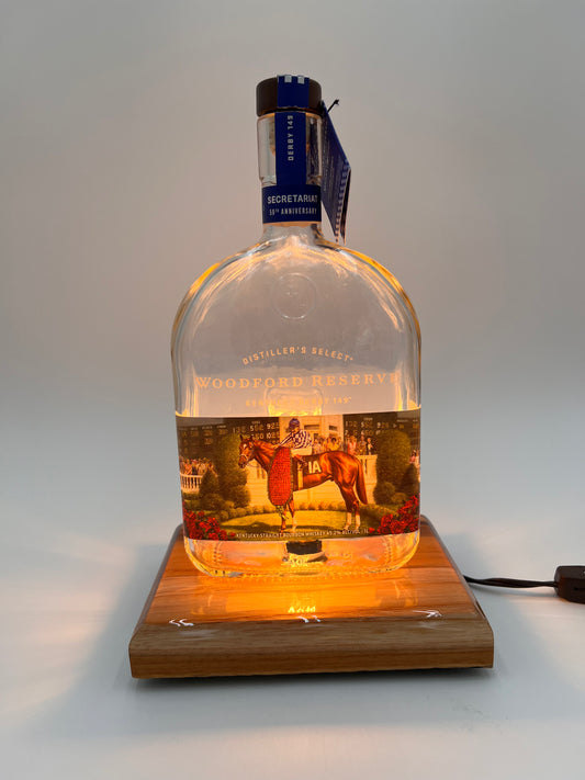 Woodford Reserve Secretariat Bourbon Bottle Night Light
