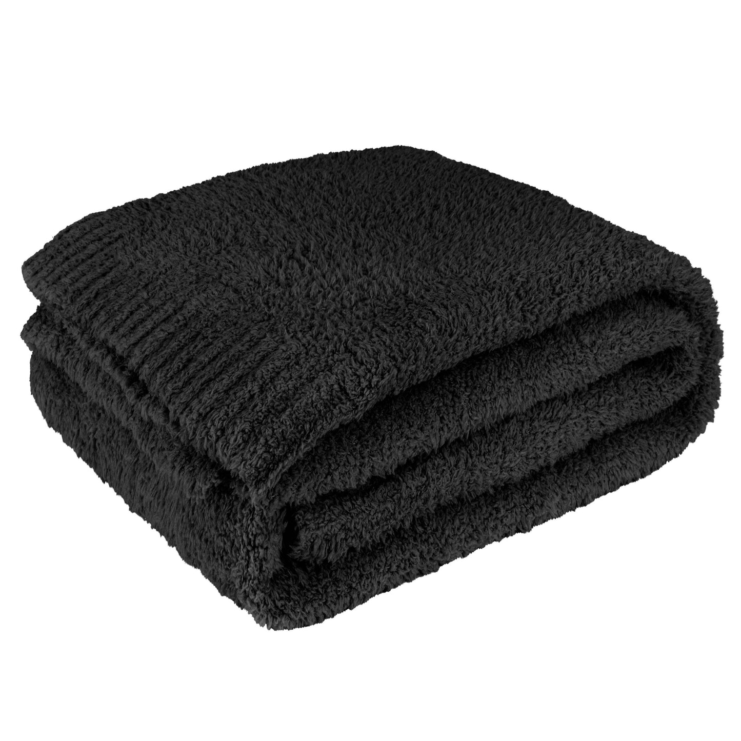 Buttery Soft Fluffy Knit Blanket