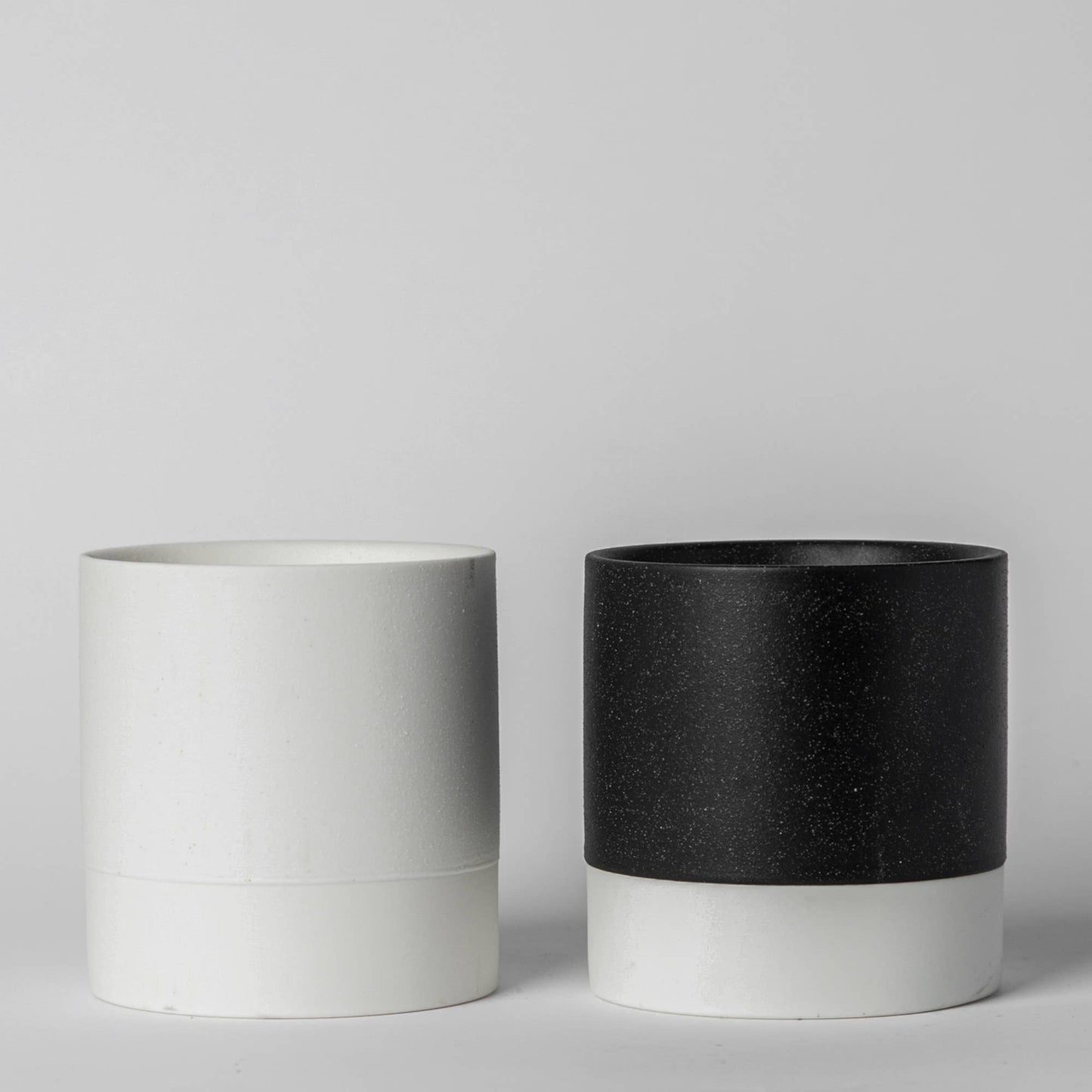 White Ceramic Candle Holder or flowerpot/planter