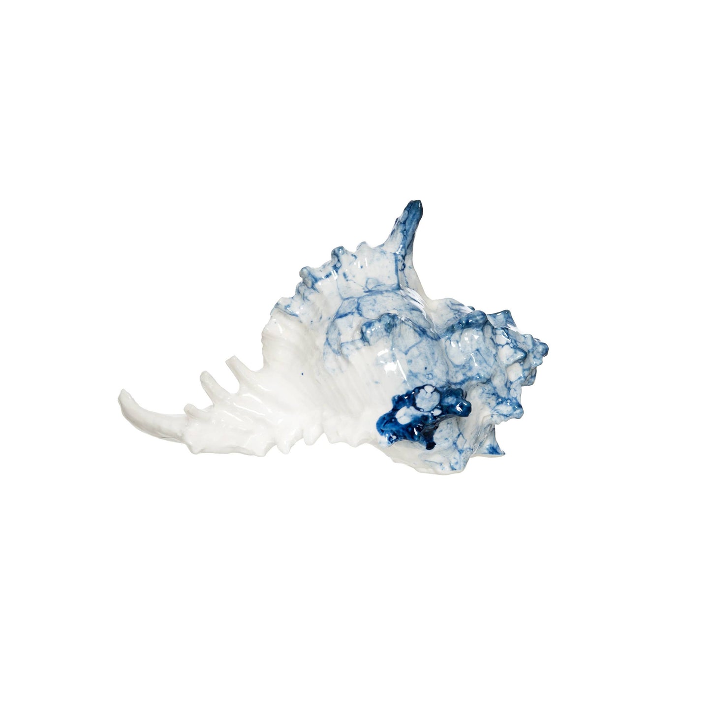 Blue Crown Conch Coastal Decorative Figurine
