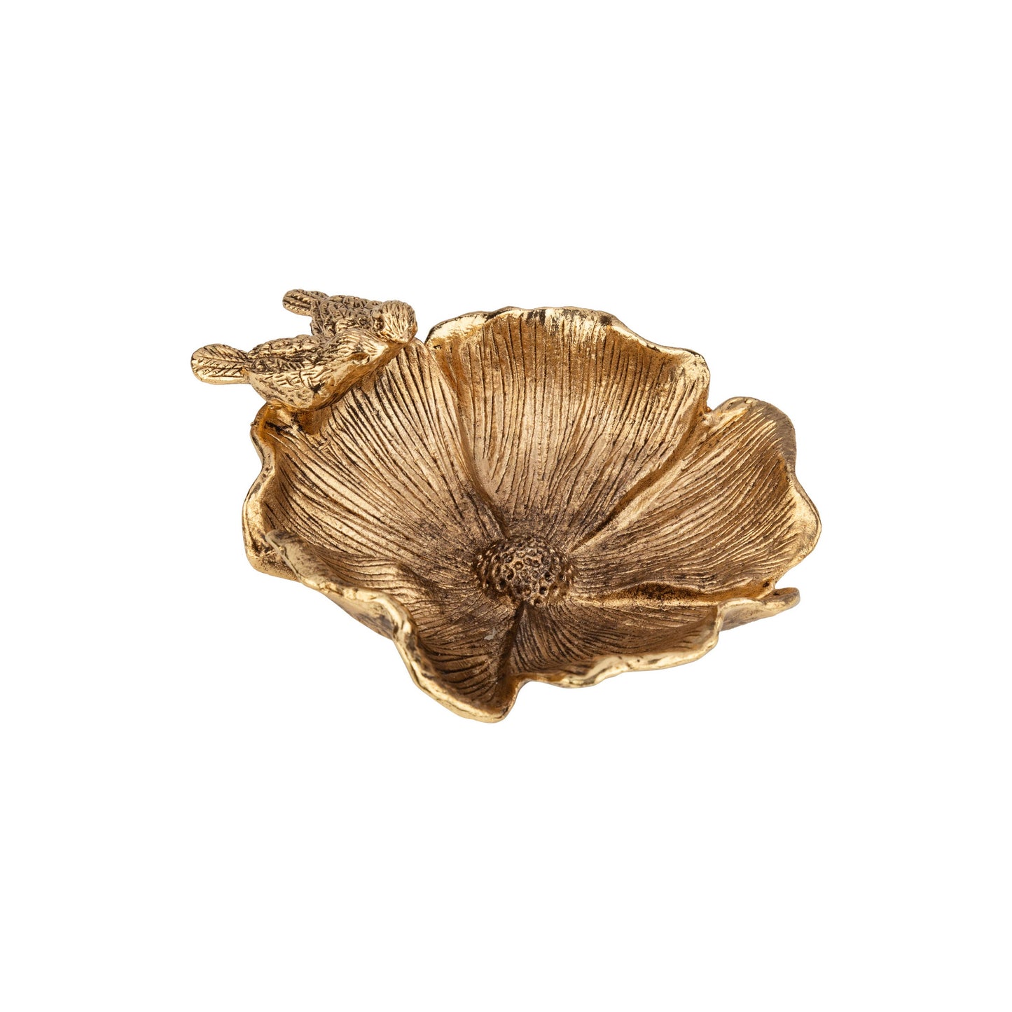 Gold electro plate Magnolia Tray