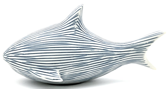 SHARK-Miniature Porcelain Ceramic Sculpture Ornament