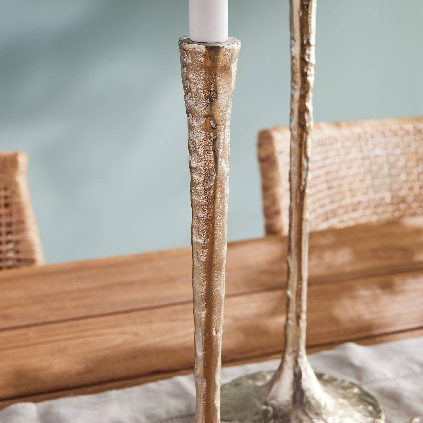 Burke Taper Holders - Gold, Set of 3