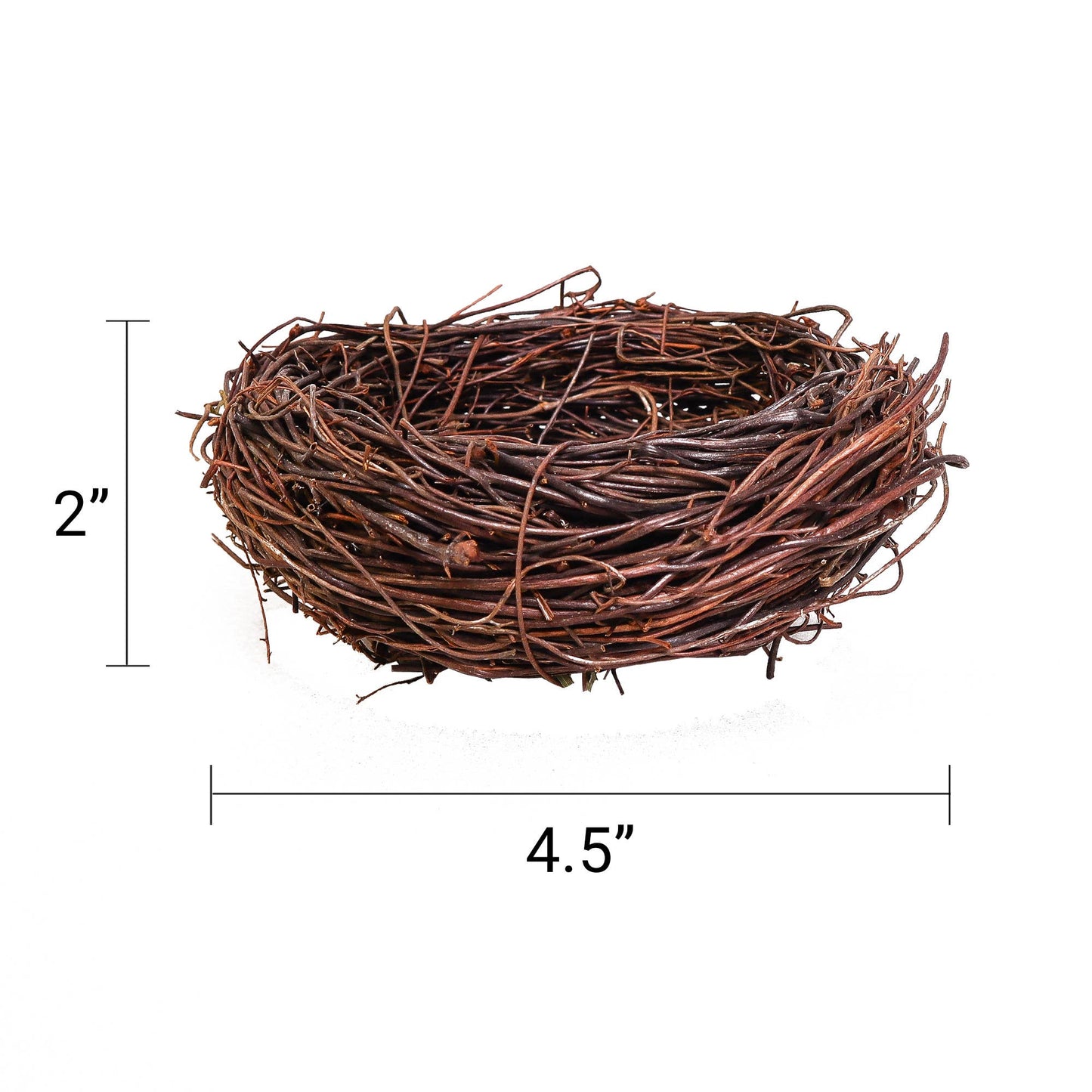 Handmade Bird Nest with Realistic Eggs (1 Nest with 3 eggs)