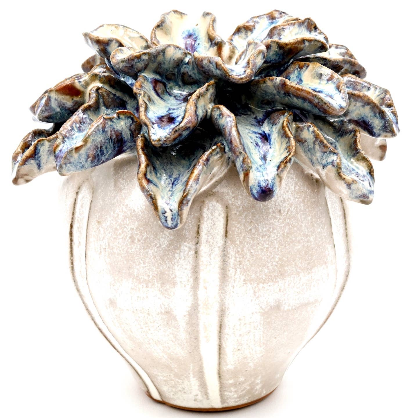 Vase: Coral Pine Bloom Vase