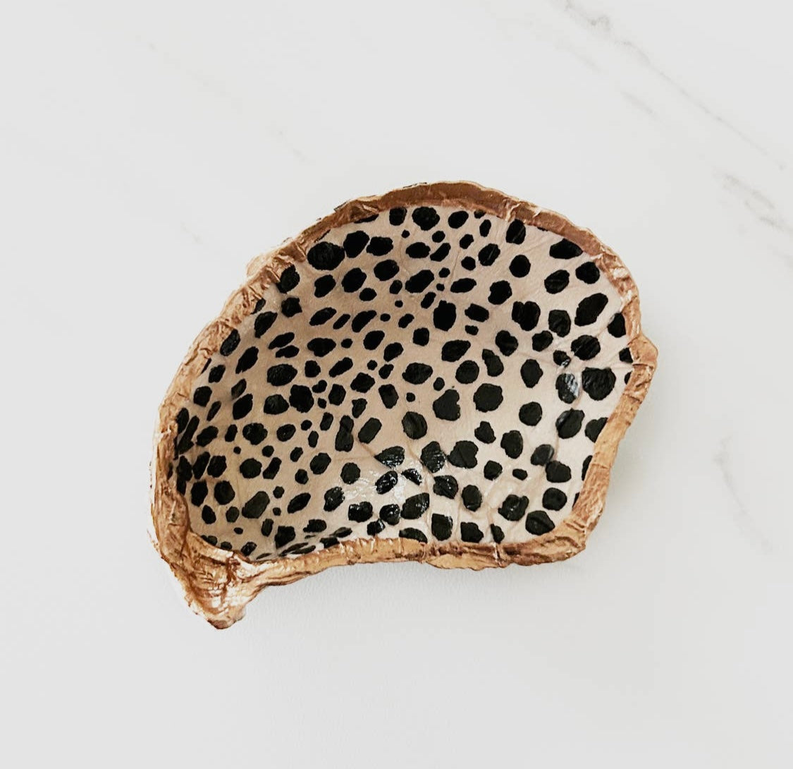 Trinket Dishes - Guilded Oyster Shells