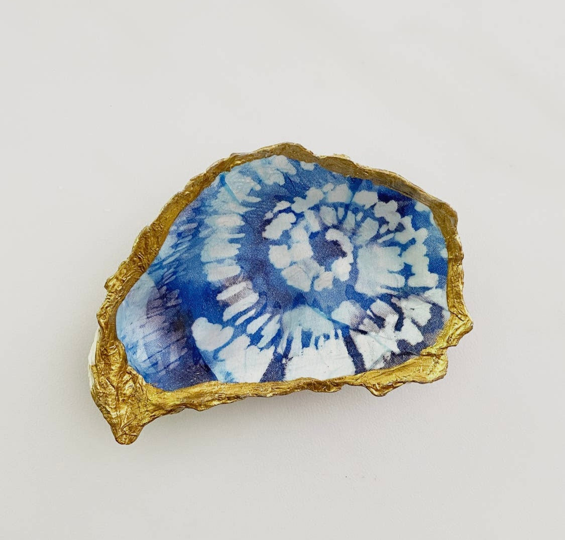 Trinket Dishes - Guilded Oyster Shells