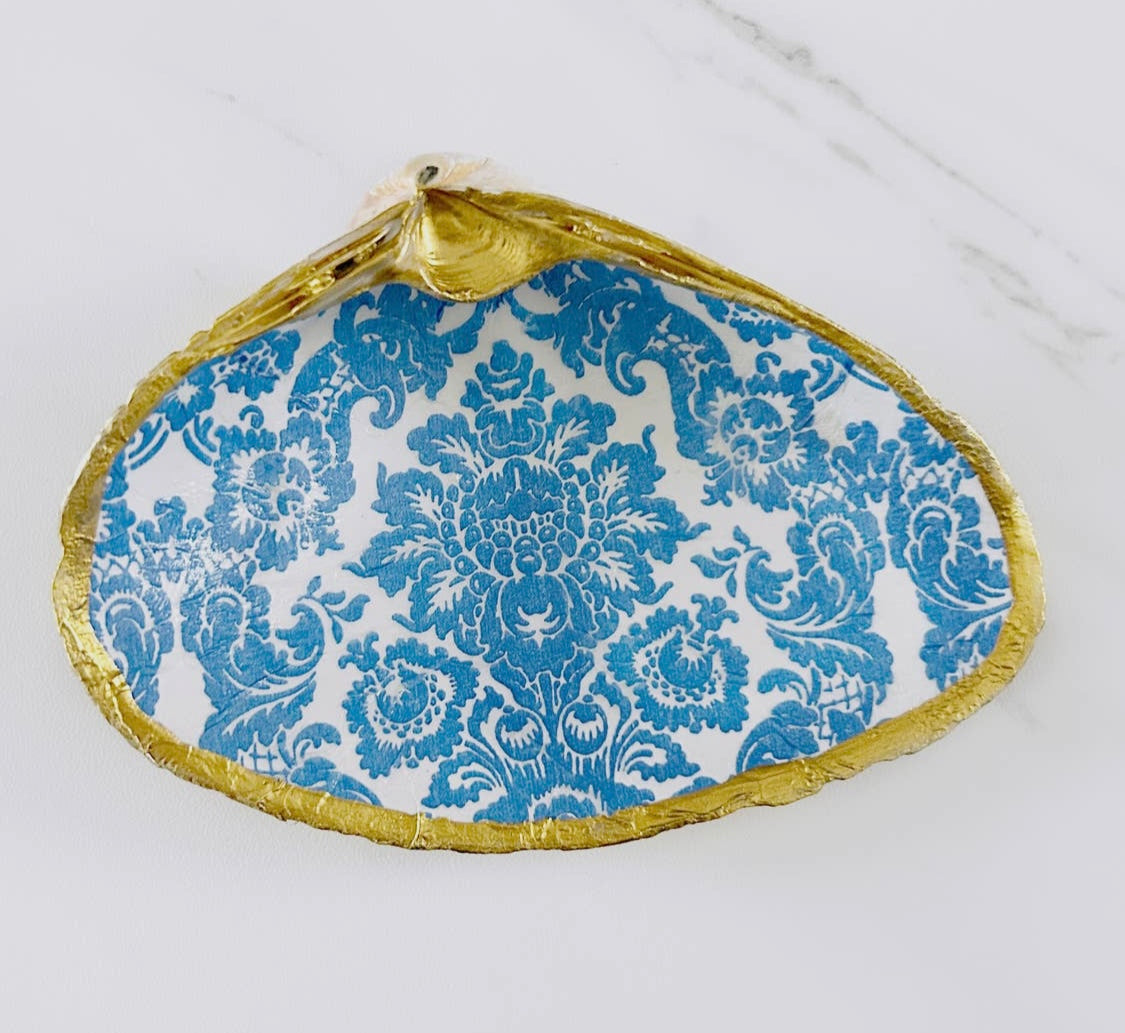 Trinket Dishes - Guilded Oyster Shells