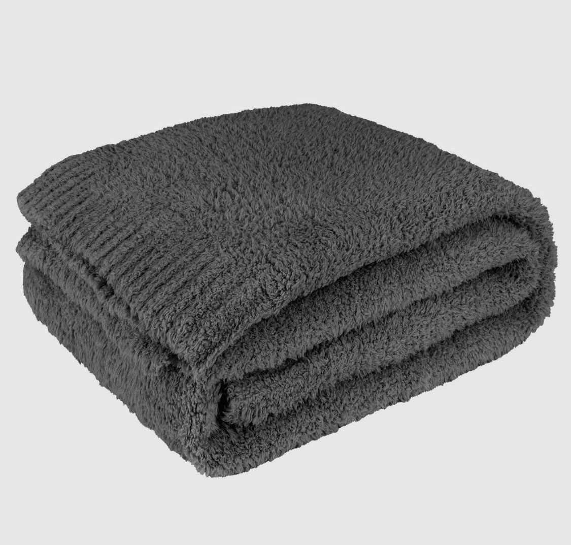 Buttery Soft Fluffy Knit Blanket