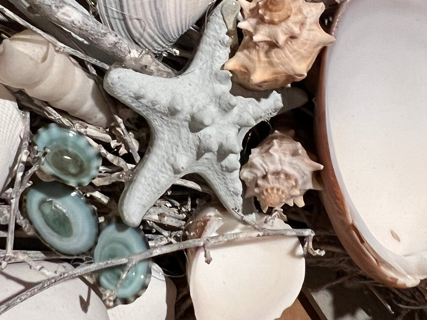 Beaufort Coastal Seashell Wreath